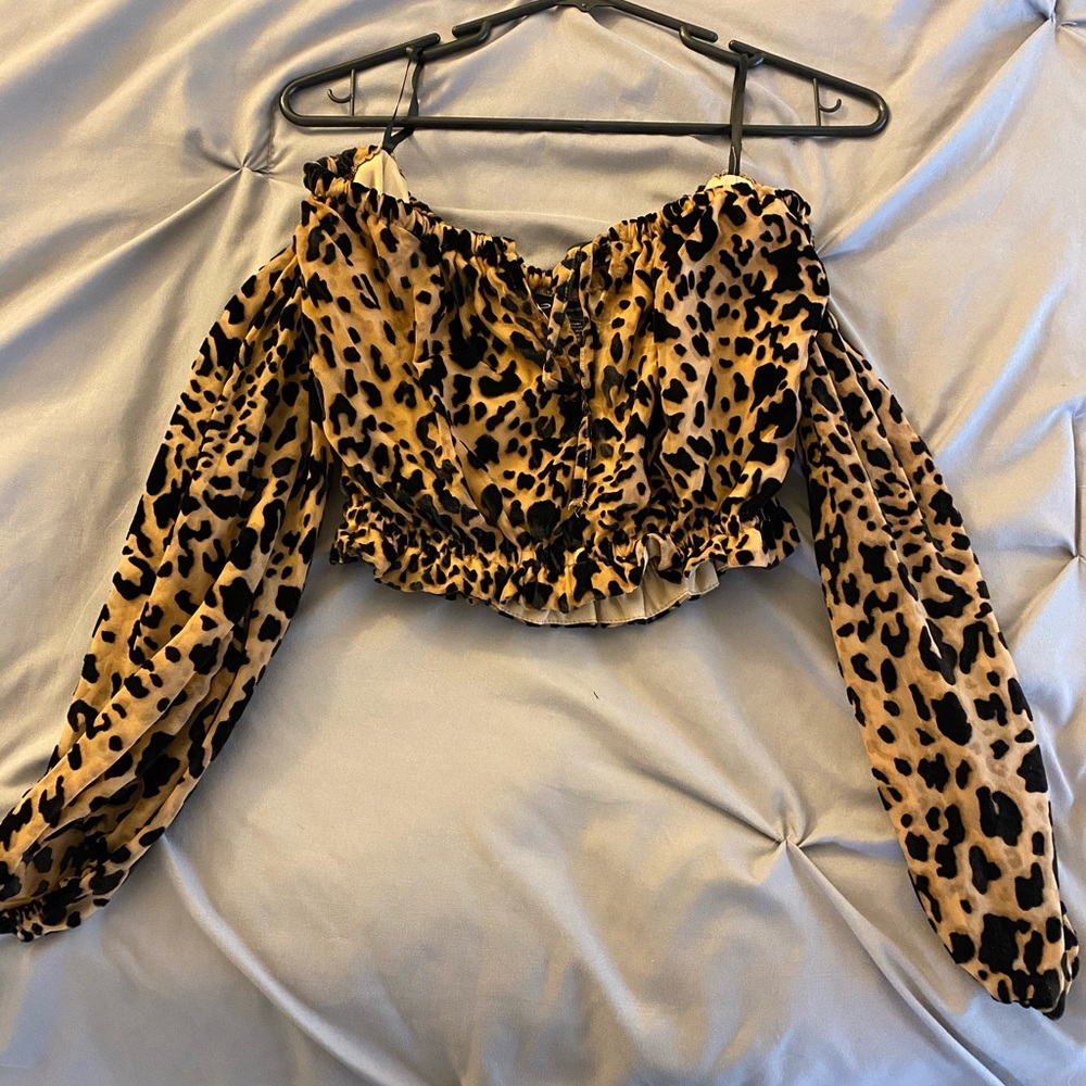 Windsor Leopard crop top
